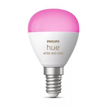 Philips Hue White/Colour Ambience Luster E14 Smart LED Lightbulb 5.1W