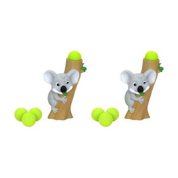 2PK  Hog Wild Koala Popper Soft Foam Ball Shooter Indoor/Outdoor Fun Toy