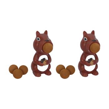 2PK  Hog Wild Squirrel Popper Soft Foam Ball Shooter Indoor/Outdoor Fun Toy