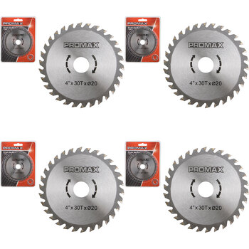 4PK Promax Circular Metal Saw Blade Precision Cut 11cm