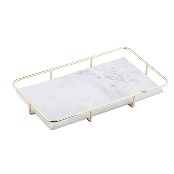 Davis & Waddell Nuvolo Tray w/ Handles 32x18cm Grey/Gold
