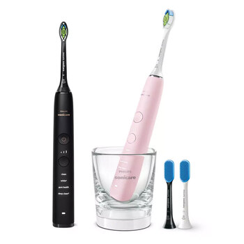 Philips HX9914/59 9000 Diamond Clean Electric Toothbrush Black & Pink
