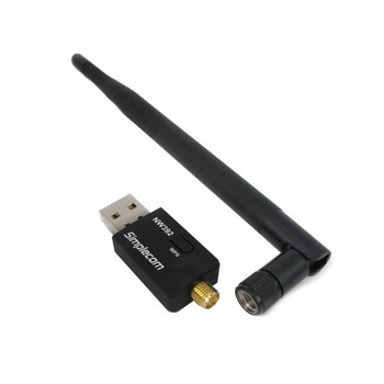 Simplecom NW392 USB Male Wireless/WiFi Adapter w/ 5dBi Antenna