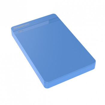 Simplecom SE203 Enclosure Case For 2.5" SATA SSD to USB 3.0 HDD - Blue