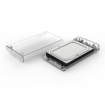 Simplecom SE301 Docking Enclosure For Hard Drive 3.5" SATA to USB 3.0 Clear