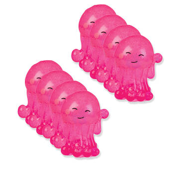 8PK Smooshos Super Squeeze Gid Jellyfish Soft Multi-Coloured Squishy Toy Assorted