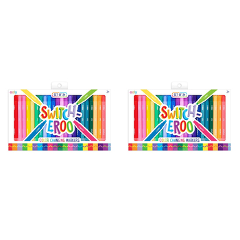 2x 24pc Ooly Switch-eroo Colour Changing Marker Set 3y+