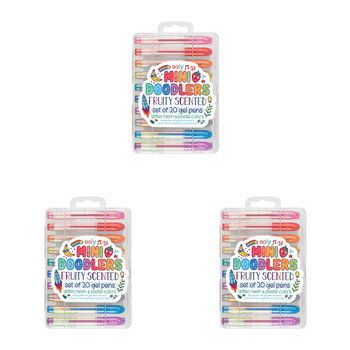 3x 20pc Ooly Fruit Scented Gel Pens Writing Stationery 3y+