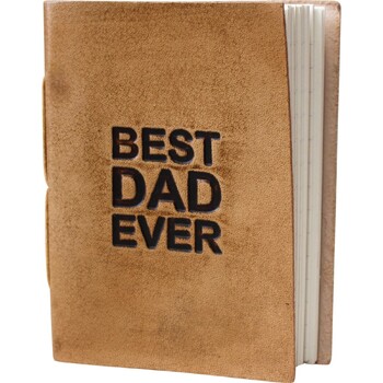LVD Dad Leather/Paper 13cm Notebook Writing Journal - Brown