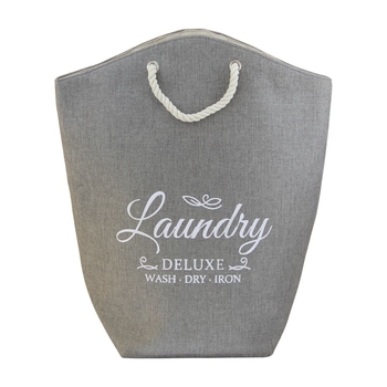 Butlers Capri Laundry Hamper w/ Rope Handle - Coal