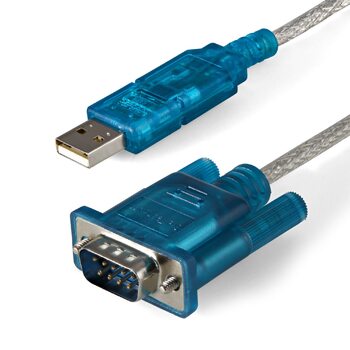 Star Tech USB to Serial Adapter Cable - USB to RS232 DB9 M/M