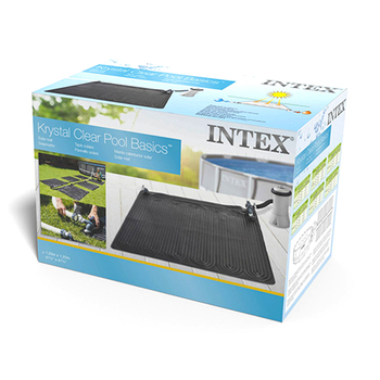 Intex Solar Mat For Above Ground Swimming Pool Filter Pump - Black