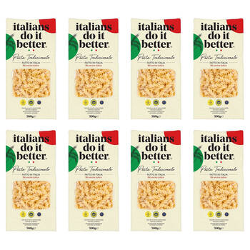 8PK Hot Shots Italians Do It Better Wheat Fusilli Pasta Noodle 500g