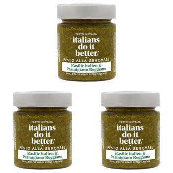 3PK Hot Shots Italians Do It Better Pesto Alla Genovese 135g Cooking Seasoning
