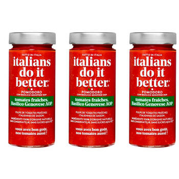 3PK Hot Shots Italians Do It Better Pomodoro Herbs & Spices 290g Cooking Seasoning