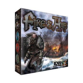 Fire & Axe A Viking Saga Tabletop Board Game Kids/Family Play Night 12y+