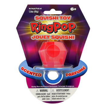 Incredible Group Ring Pop Squishi Ring Toy 5.5x5.5cm - Assorted 6y+