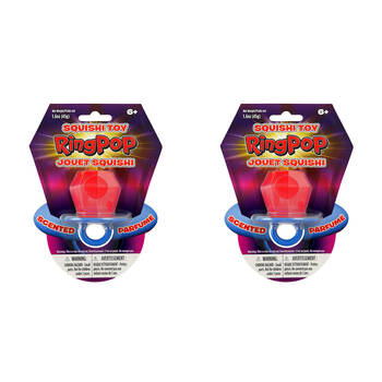 2PK Incredible Group Ring Pop Squishi Ring Toy 5.5x5.5cm - Assorted 6y+