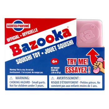 Incredible Group Bazooka Joe Gum Squishi Toy 10x8cm - Assorted 6y+