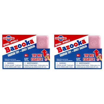 2PK Incredible Group Bazooka Joe Gum Squishi Toy 10x8cm - Assorted 6y+