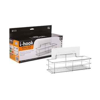 I-Hook 30cm Kitchen Pantry Rack Stainless Steel Organiser - Silver