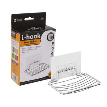 I-Hook 13cm Stainless Steel Soap Holder Storage - Silver
