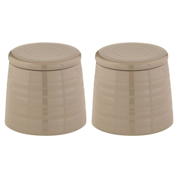 2PK Butlers Hush Bathroom Canister Mushroom 95x95x85cm