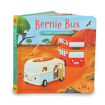 Indigo Jamm Hardcovered Short Story Book Bernie Bus Goes To Australia 12m+