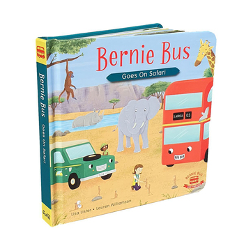 Indigo Jamm Hardcovered Short Story Book Bernie Bus Goes On Safari 12m+