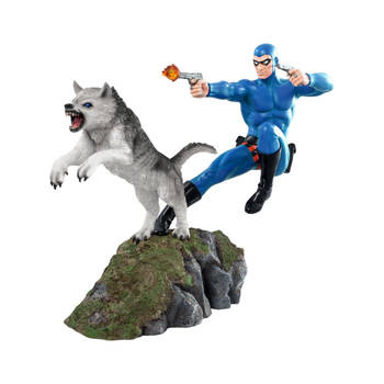 The Phantom - Phantom and Devil Blue Suit Statue Collectable