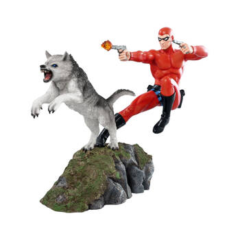 The Phantom - Phantom and Devil Red Suit Statue Collectable
