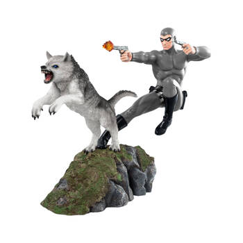 The Phantom - Phantom and Devil Grey Suit Statue Collectable