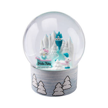 Hello Kitty Crystal Night Princess Snow Globe Action Figure Display
