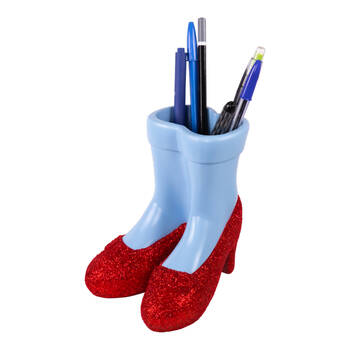 Wizard of Oz Ruby Slipper Pen Holder Desk Display