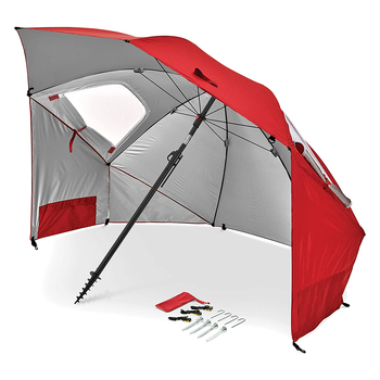 Sport-Brella 244cm Premiere Umbrella UPF 50+ Protection - Red