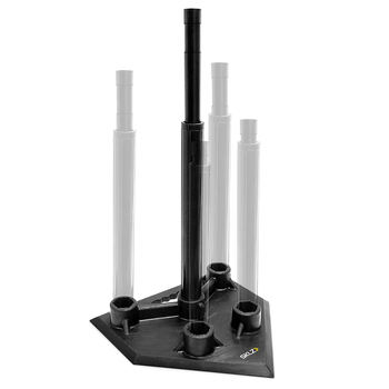 SKLZ 5-Position Baseball Rubber Tee V2 Black