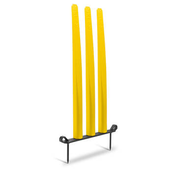 Sklz Cricket Flexi-Set Training Stumps with Ground Spikes 28-inch Yellow