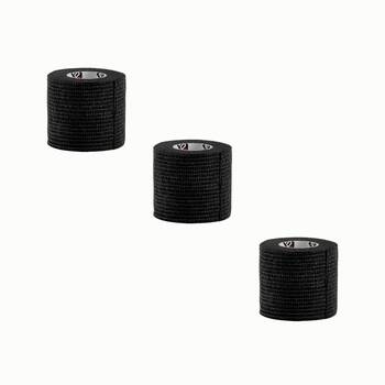 3PK Rocktape Go Selfstick Muscle Support Tape - Black