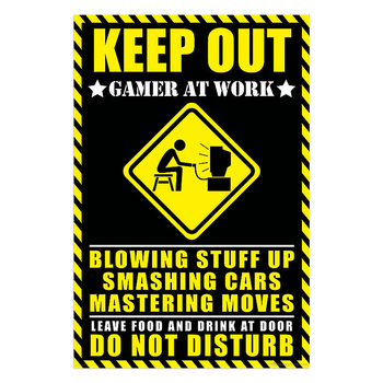 Impact Merch Gamer At Work Poster Display Regular Sized 92x61cm