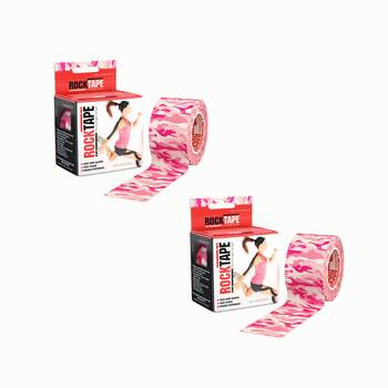 2PK Rocktape Standard Adhesive Training Support Tape - Pink