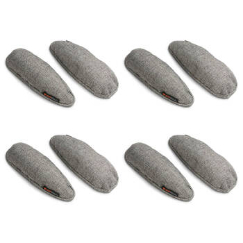 4PK SofSole Deodorizing Inserts Bamboo Charcoal Shoe Pads Pair - Grey