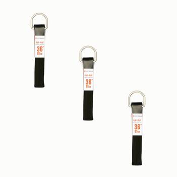 3PK SofSole Athletic Flat Sport Shoe 36" Laces - Black