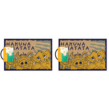 2PK Disney The Lion King Hakuna Matata Collectors Doormat 62 x 40cm