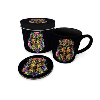 Wizarding World Harry Potter Floral Crest Themed Mug Gift Set