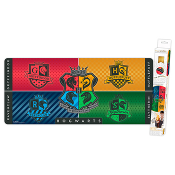 Wizarding World Harry Potter Hogwarts Shields XXL Mat Mouse Pad 90x40cm