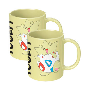 2PK Pokemon Togepi Eggshell Coloured Ceramic Printed Mug