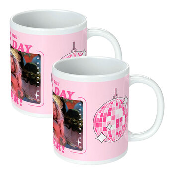 2PK Barbie Movie Best Day Ever White Ceramic Printed Mug