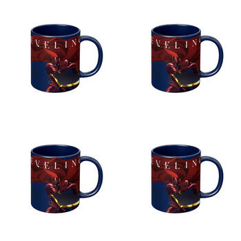 4PK Impact Rock Merchandise Solo Leveling Jinwoo and Igris Mug Multicoloured