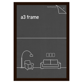 Frames & Hangers A3 Picture Print Art Frame Rustic Oak 28 x 40Cm