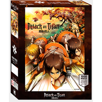 1000pc Attack on Titan Anime Manga Themed Jigsaw Puzzle Set 50x70cm 3y+